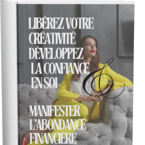 Capture d'écran du guide 'Manifester l'Abondance Financière' de digitaleaventure, montrant la page de garde avec le titre principal en lettres capitales et une illustration minimaliste représentant des symboles de richesse et de prospérité.